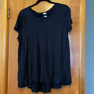 We The Free Black High Low Shirt